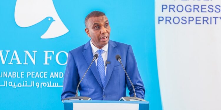 Ra’iisul Wasaaraha Soomaaliya oo Khudbad ka jeediyey Shirka Nabadda iyo Horumarka Afrika.