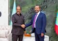 Kulanka Madaxweyne Xasan Sheekh iyo Raisul Wasaaraha Itoobiya Abiy Axmed.