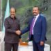 Kulanka Madaxweyne Xasan Sheekh iyo Raisul Wasaaraha Itoobiya Abiy Axmed.