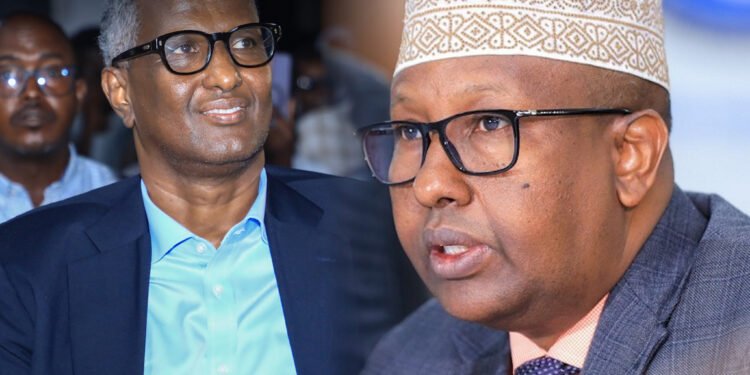 Cabdiraxmaan Cabdishakuur oo u jawaabay Wasiir Fiqi.