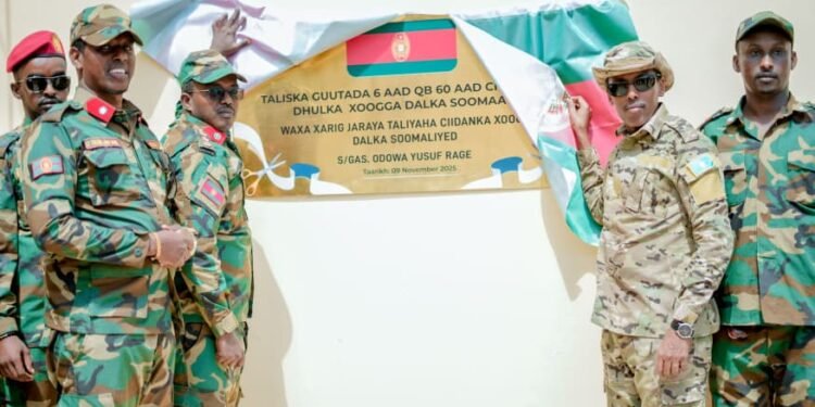 Taliye Odawaa oo xariga ka jaray Talis ciidan oo laga hirgaliyay magaalada Baraawe.