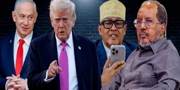 Trump oo diiday aqoonsiga Somaliland kadib tallaabadii Israa’iil