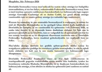 Dowladda Soomaaliya oo war kasoo saartay Diyaaradihii siday Ciidanka ee hawada laga celiyay.