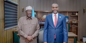 Maxey ka wada hadleen Gudoomiye Jaamac iyo Hogaamiye Aadan Madoobe?